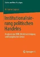 Institutionalisierung politischen Handelns