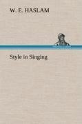 Style in Singing