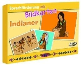 Sprachförderung mit Bildkarten "Indianer"