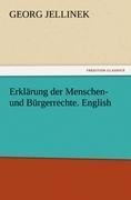 Erklärung der Menschen- und Bürgerrechte. English