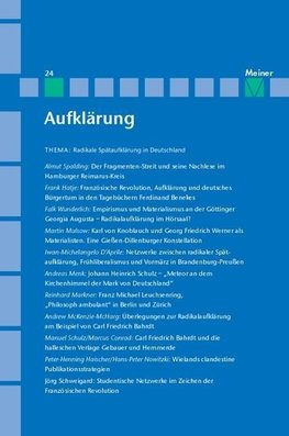 Radikale Spätaufklärung in Deutschland