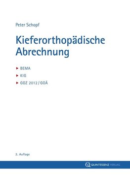 Kieferorthopädische Abrechnung