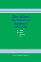 The Gelfand Mathematical Seminars, 1990-1992