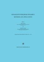 Advances in Nonlinear Dynamics: Methods and Applications