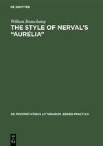 The style of Nerval's "Aurélia"