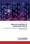 Natural dualities of residuated lattice