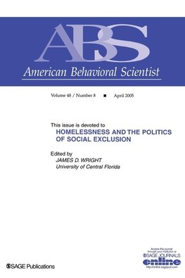 Homelessness and the Politics of Social Exclusion