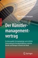 Der Künstlermanagementvertrag