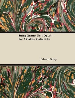 String Quartet No.1 Op.27 - For 2 Violins, Viola, Cello