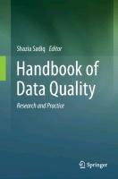 Handbook of Data Quality