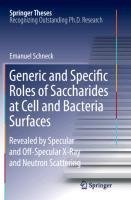 Generic and Specific Roles of Saccharides at Cell and Bacteria Surfaces