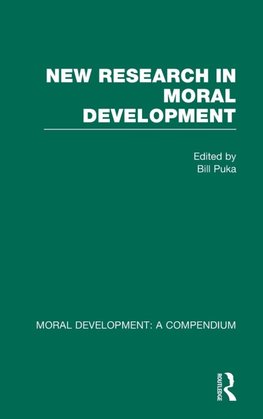 Puka, B: New Research in Moral Development