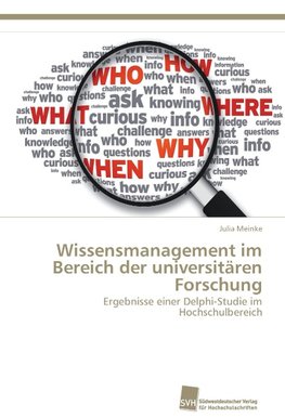 Meinke, J: Wissensmanagement im Bereich der universitären Fo