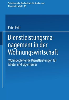 Dienstleistungsmanagement in der Wohnungswirtschaft