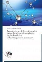 Comportement thermique des géopolymères  à base d'une argile kaolinite