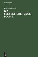 Die Seeversicherungs-Police