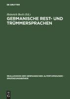 Germanische Rest- und Trümmersprachen