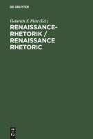 Renaissance-Rhetorik / Renaissance Rhetoric