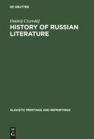 History of Russian Literature