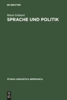 Sprache und Politik