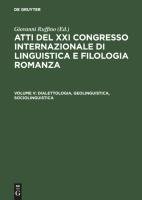 Dialettologia, geolinguistica, sociolinguistica