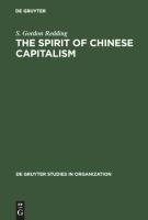 The Spirit of Chinese Capitalism