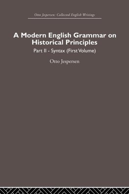 A Modern English Grammar on Historical Principles