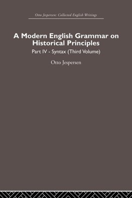 A Modern English Grammar on Historical Principles