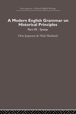 A Modern English Grammar on Historical Principles