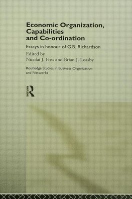 Economic Organization, Capabilities and Coordination