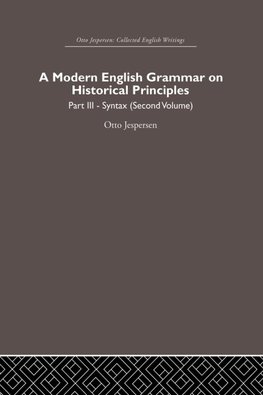 A Modern English Grammar on Historical Principles