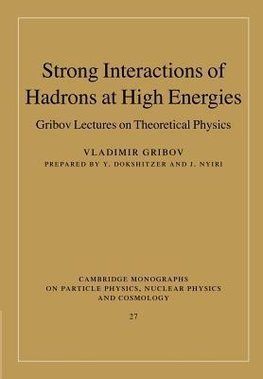 Strong Interactions of Hadrons at High Energies