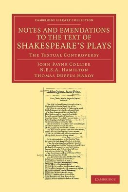 Notes and Emendations to the Text of Shakespeare's Plays