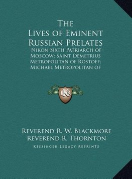 The Lives of Eminent Russian Prelates