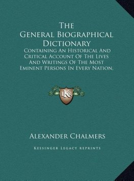 The General Biographical Dictionary