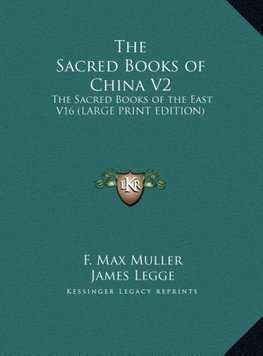 The Sacred Books of China V2