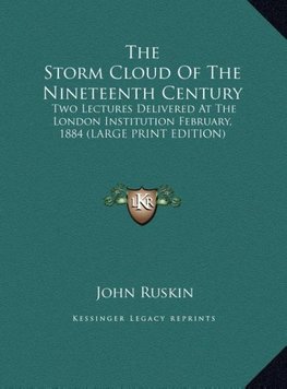 The Storm Cloud Of The Nineteenth Century