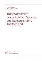 Handwörterbuch des politischen Systems der Bundesrepublik Deutschland