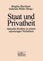 Staat und Privatheit