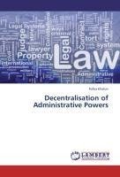 Decentralisation of Administrative Powers