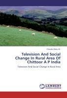 Television And Social Change In Rural Area Of Chittoor A P India