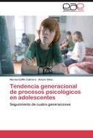 Tendencia generacional de procesos psicológicos en adolescentes