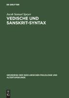 Vedische und Sanskrit-Syntax