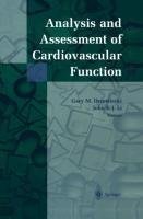 Analysis and Assessment of Cardiovascular Function