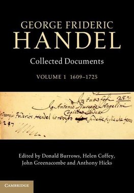 Burrows, D: George Frideric Handel: Volume 1, 1609-1725