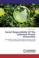 Social Responsibility Of The Lebanese Private Universities