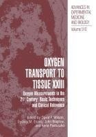 Oxygen Transport To Tissue XXIII