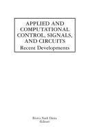 Applied and Computational Control, Signals, and Circuits