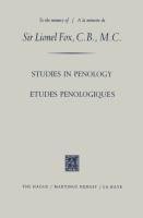 Etudes Penologiques Studies in Penology dedicated to the memory of Sir Lionel Fox, C.B., M.C. / Etudes Penologiques dédiées à la mémoire de Sir Lionel Fox, C.B., M.C.