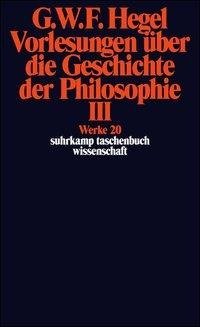 Vorlesungen über die Geschichte der Philosophie 3